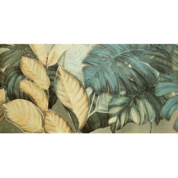 Domino, Alabaster Shine, DOMINO ALABASTER SHINE LEAVES A OBRAZ GRESOWY ELEMENT 1 59.8X119.8X0.8 