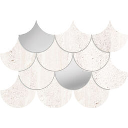 Domino, Artemon, DOMINO ARTEMON GREY MOZAIKA 19.3X29 