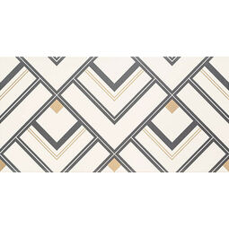 Domino, Bonella, DOMINO BONELLA WHITE DEKOR 30.8X60.8 