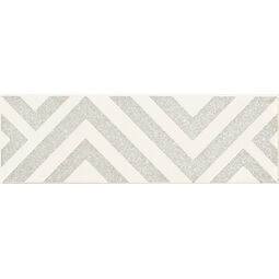 Domino, Burano, DOMINO BURANO BAR C WHITE DEKOR 7.8X23.7 