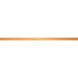 Domino, Flare, DOMINO COPPER GLOSSY LISTWA ŚCIENNA 2.3X60.8 