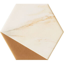 Domino, Flare, DOMINO FLARE GOLD HEX DEKOR 11X12.5 