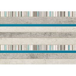 Domino, Gris, DOMINO GRIS TURKUS DEKOR 25X36 