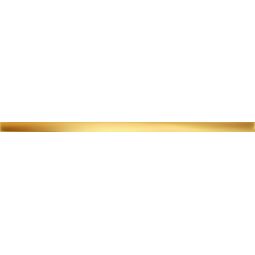 Domino, Plain Stone, DOMINO GOLD GLOSSY LISTWA 2.3X59.8X1 