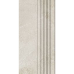 Domino, Remos, DOMINO REMOS WHITE STOPNICA MAT 29.8X59.8X0.9 