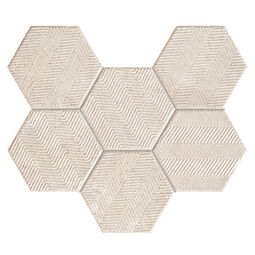 Domino, Sfumato, DOMINO (WYPRZEDAŻ) SFUMATO HEX MOZAIKA 28.9X22.1 