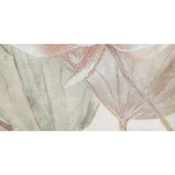 Domino, Tortora, DOMINO TORTORA FLOWERS A ELEMENT 1 OBRAZ GRESOWY 59.8X119.8X0.8 
