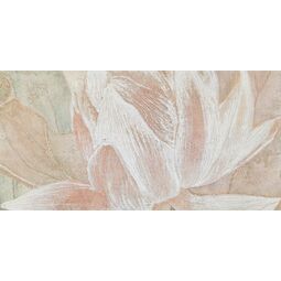 Domino, Tortora, DOMINO TORTORA FLOWERS A ELEMENT 2 OBRAZ GRESOWY 59.8X119.8X0.8 