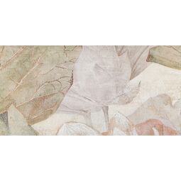Domino, Tortora, DOMINO TORTORA FLOWERS A ELEMENT 3 OBRAZ GRESOWY 59.8X119.8X0.8 