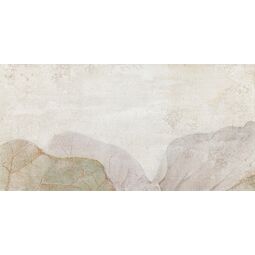 Domino, Tortora, DOMINO TORTORA FLOWERS A ELEMENT 4 OBRAZ GRESOWY 59.8X119.8X0.8 