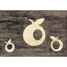 Domino, Toscana, DOMINO TOSCANA BRĄZ APPLE DEKOR 25X36 