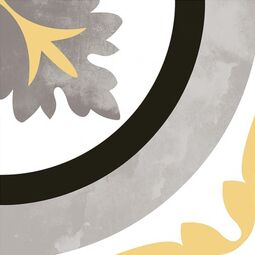 Dune, Black&White, DUNE ORNAMENTAL MUSTARD GRES 20X20 (187823) 