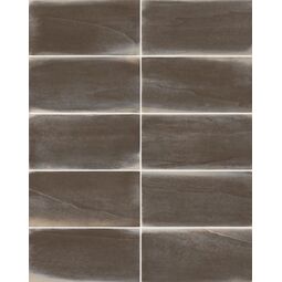 Dune, Wooden, DUNE WOODEN BLACK GLOSSY PŁYTKA ŚCIENNA 12.5X25 (187792) 