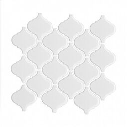 Dunin, Arabesco, DUNIN MINI ARABESCO WHITE MOZAIKA ŚCIENNA 25X27.6 