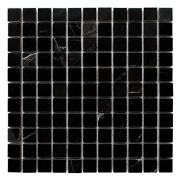 Dunin, Black&White, DUNIN BLACK&WHITE PURE BLACK 25 MOZAIKA KAMIENNA 30.5X30.5 