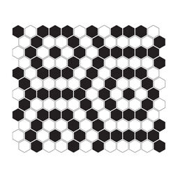 Dunin, Hexagonic, DUNIN MINI HEXAGON B&W NANO MOZAIKA PREMIUM MAT 26X30 