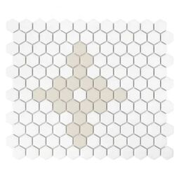 Dunin, House Loves, DUNIN MINI HEXAGON FLORET MATT MOZAIKA 26X30 