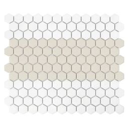 Dunin, House Loves, DUNIN MINI HEXAGON STRIPE 1.C MATT MOZAIKA 26X30 