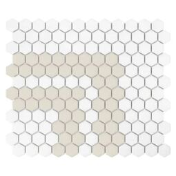 Dunin, House Loves, DUNIN MINI HEXAGON STRIPE 2.2.C MATT MOZAIKA 26X30 
