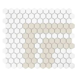 Dunin, House Loves, DUNIN MINI HEXAGON STRIPE 2.3.C MATT MOZAIKA 26X30 