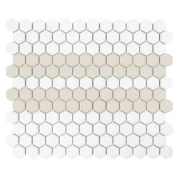 Dunin, House Loves, DUNIN MINI HEXAGON STRIPE 2.C MATT MOZAIKA 26X30 