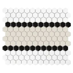 Dunin, House Loves, DUNIN MINI HEXAGON STRIPE 3.B MATT MOZAIKA 26X30 