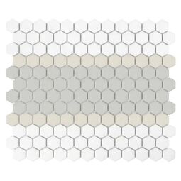 Dunin, House Loves, DUNIN MINI HEXAGON STRIPE 3.C MATT MOZAIKA 26X30 