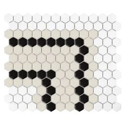 Dunin, House Loves, DUNIN MINI HEXAGON STRIPE 5.2.C MATT MOZAIKA 26X30 