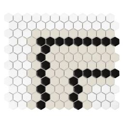 Dunin, House Loves, DUNIN MINI HEXAGON STRIPE 5.3.C MATT MOZAIKA 26X30 