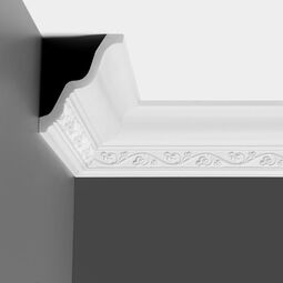 Dunin, Listwy Sufitowe, DUNIN WALLSTAR COB-081 LISTWA GZYMSOWA Z ORNAMENTEM 8X8.5X200 