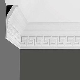 Dunin, Listwy Sufitowe, DUNIN WALLSTAR COM-091 LISTWA GZYMSOWA Z ORNAMENTEM 5.8X9.1X200 