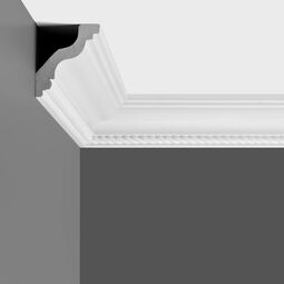 Dunin, Listwy Sufitowe, DUNIN WALLSTAR COR-051 LISTWA GZYMSOWA Z ORNAMENTEM 5.5X5.3X200 