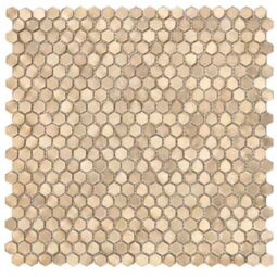 Dunin, Metallic, DUNIN ALLUMI GOLD HEXAGON 14 MOZAIKA METALOWA 30X30 