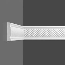 Dunin, Profile Dekoracyjne, DUNIN WALLSTAR OP-072 PROFIL DEKORACYJNY Z ORNAMENTEM 7.5X1.5X200 