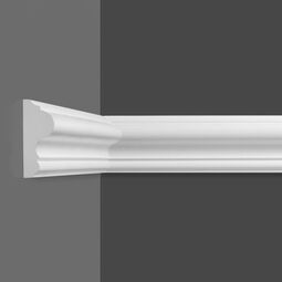Dunin, Profile Dekoracyjne, DUNIN WALLSTAR PP-061 PROFIL DEKORACYJNY GŁADKI 6X2.4X200 
