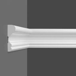 Dunin, Profile Dekoracyjne, DUNIN WALLSTAR PP-082 PROFIL DEKORACYJNY GŁADKI 8.5X2.5X200 