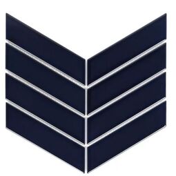 Dunin, Royal Chevron, DUNIN ROYAL CHEVRON MIDNIGHT MOZAIKA 31.8X22.4 