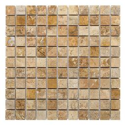 Dunin, Travertine Emperador, DUNIN TRAVERTINE CREAM 25 MOZAIKA KAMIENNA 30.5X30.5 