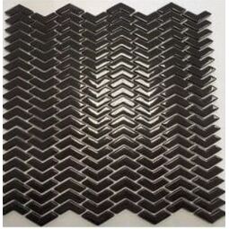 El Casa, Enamel Herringbone, EL CASA ENAMEL ANGEL NEGRO MIX SOFT MOZAIKA 29X29.5 