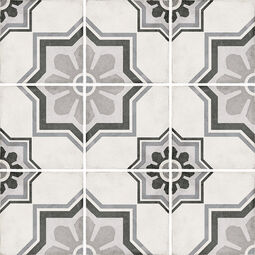 Equipe Ceramicas, Art Nouveau, EQUIPE ART NOUVEAU CAPITOL GREY GRES DEKOR 20X20 (24413) 