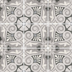 Equipe Ceramicas, Art Nouveau, EQUIPE ART NOUVEAU OPERA GREY GRES DEKOR 20X20 (24418) 