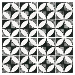 Equipe Ceramicas, Caprice Deco, EQUIPE CAPRICE DECO COMPASS B&W GRES 20X20 (22123) 