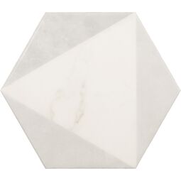 Equipe Ceramicas, Carrara, EQUIPE CARRARA HEXAGON PEAK GRES 17.5X20 (23102) 