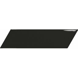 Equipe Ceramicas, Chevron Wall, EQUIPE CHEVRON BLACK LEFT PŁYTKA ŚCIENNA 5.2X18.6 (23356) 