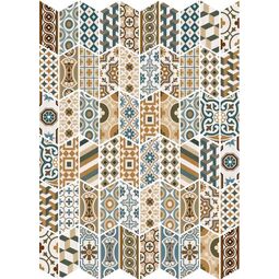 Equipe Ceramicas, Chevron Wall, EQUIPE (WYPRZEDAŻ) PATCHWORK COLOR LEFT GRES 9X20.5 (23212) 