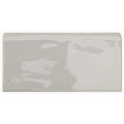 Equipe Ceramicas, Cottage, EQUIPE GRIS CLARO BRILLO BULLNOSE 7.5X15 (21996) 