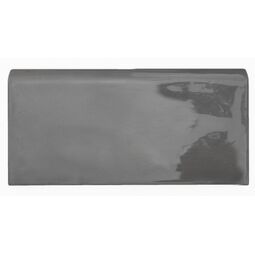 Equipe Ceramicas, Cottage, EQUIPE GRIS OSCURO BRILLO BULLNOSE 7.5X15 (21995) 