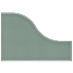 Equipe Ceramicas, Curve, EQUIPE CURVE AQUARIUM PŁYTKA ŚCIENNA 8.3X12 (28853) 