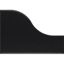 Equipe Ceramicas, Curve, EQUIPE CURVE BLACK MATT PŁYTKA ŚCIENNA 8.3X12 (28861) 