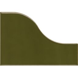 Equipe Ceramicas, Curve, EQUIPE CURVE GARDEN GREEN PŁYTKA ŚCIENNA 8.3X12 (28850) 